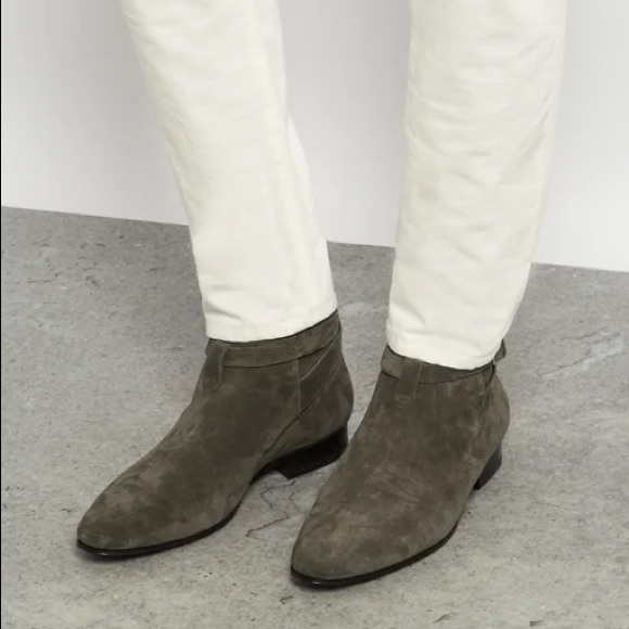 Saint Laurent Wyatt London Short Ankle Boot 41 8 - Picture 3 of 11